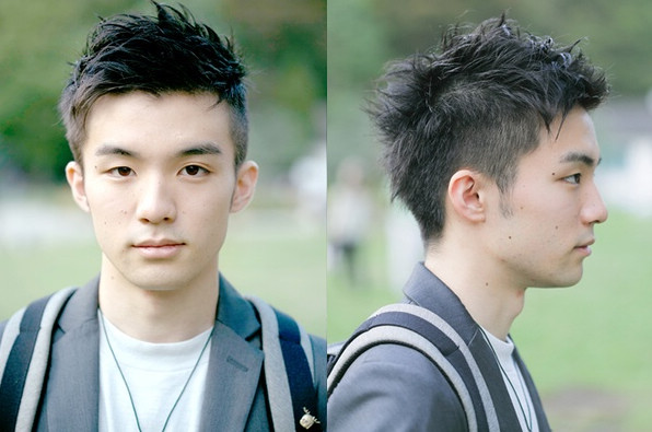 男生把两边剪短的发型图片 两边剪短中间留长的发型