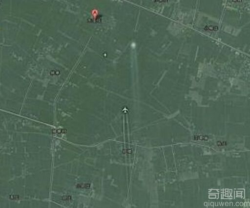 Google地图惊现中国战机追逐UFO？引发网络上的极大关注